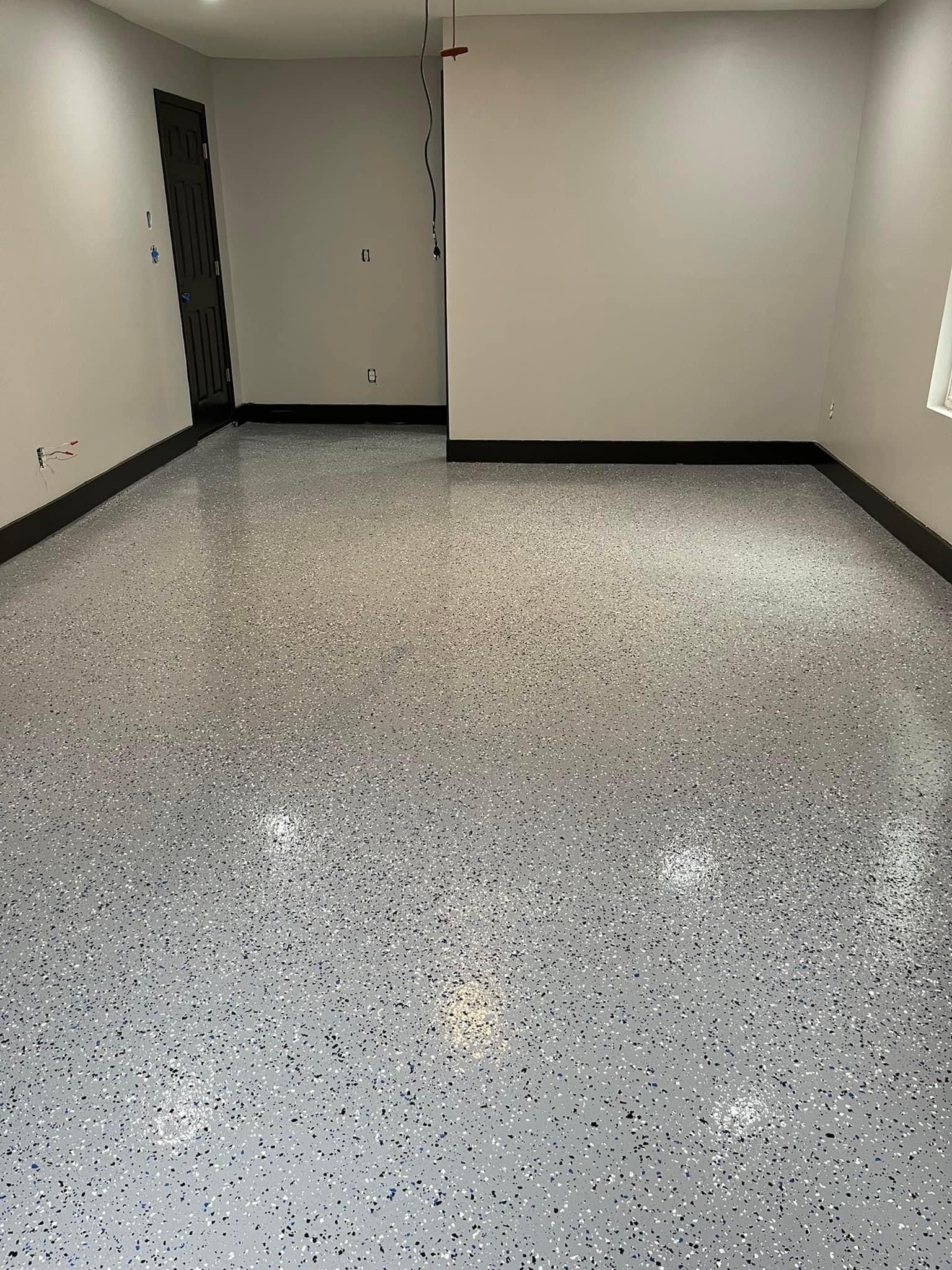 Flaked Epoxy Floor